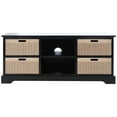 thumbnail image 2 of SAFAVIEH Landers Amsih 4 Drawer Rectangle Media Stand, Black (47.3 in. W x 15.8 in. D x 20 in. H), 2 of 7
