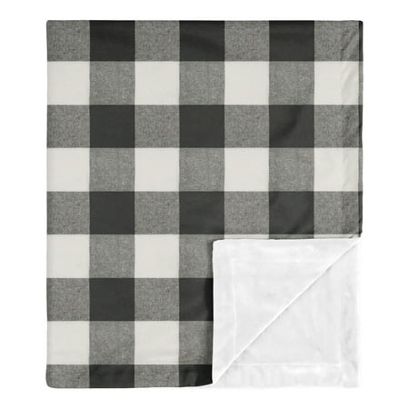 UPC: 0846480074182 | Buffalo Check Black and White Baby Blanket