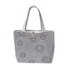 thumbnail image 2 of Neceser de pana Ndcxsfigh con estampado retro Para maquillaje viaje almuerzo bolso Bento sonrisa gris Para Estrenar, 2 of 3