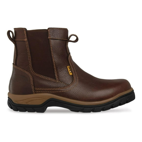 Botas WORK LAND Hombre Trabajo Botines Comodos Piel cafe 28