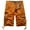 Yellow, variant on SSLR Men's Cargo Shorts Cotton Multi-Pocket Casual Pants Outdoor Wear