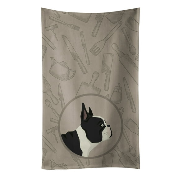 French Bulldog In the Kitchen Kitchen Towel