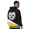 thumbnail image 2 of Men's G-III Sports by Carl Banks Black/Charcoal Pittsburgh Steelers Dual Threat Reversable Full-Zip Hooded Jacket, 2 of 4