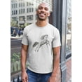 thumbnail image 2 of Horse Jumping Tee Men's -Image by Shutterstock, 2 of 4