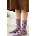 thumbnail image 3 of Holzlrgus Women's Cute Vintage Floral Patterned Cotton Crew Socks Teen Girls Korean Kawaii Fancy Dress Socks, 3 of 6