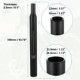 thumbnail image 3 of Unique Bargains Bicycle Seat Post Aluminum Alloy Seat Tube with Scale Mark Universal for MTB Mountain Bike Black 33.9x350mm, 3 of 7