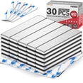 thumbnail image 1 of Paquete de 30 imanes de barra FINDMAG con adhesivo de doble cara, color plateado, 1 of 7