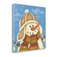 thumbnail image 2 of Tangletown Art, 25 x 25 "Snowman I " by Kim Lewis, Gallery Wrap Canvas Art print, 2 of 3
