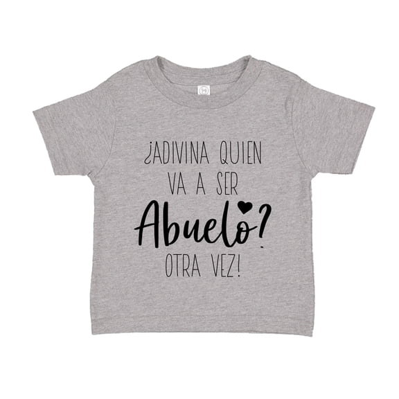 Abuelo Otra Vez Toddler T-Shirt 2T Athletic Heather