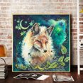thumbnail image 4 of Kits de pintura de diamante 5D DIY Fox Full Round Drill Wall Decor Art Crafts Set Tmvgtek Oficina Multiescena Multifunción, 4 of 9