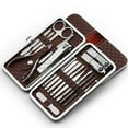 thumbnail image 1 of 18PCS Manucure Pédicure Inoxydable Orteil Clippers Kit Outils de Toilettage de Cuticules, 1 of 6