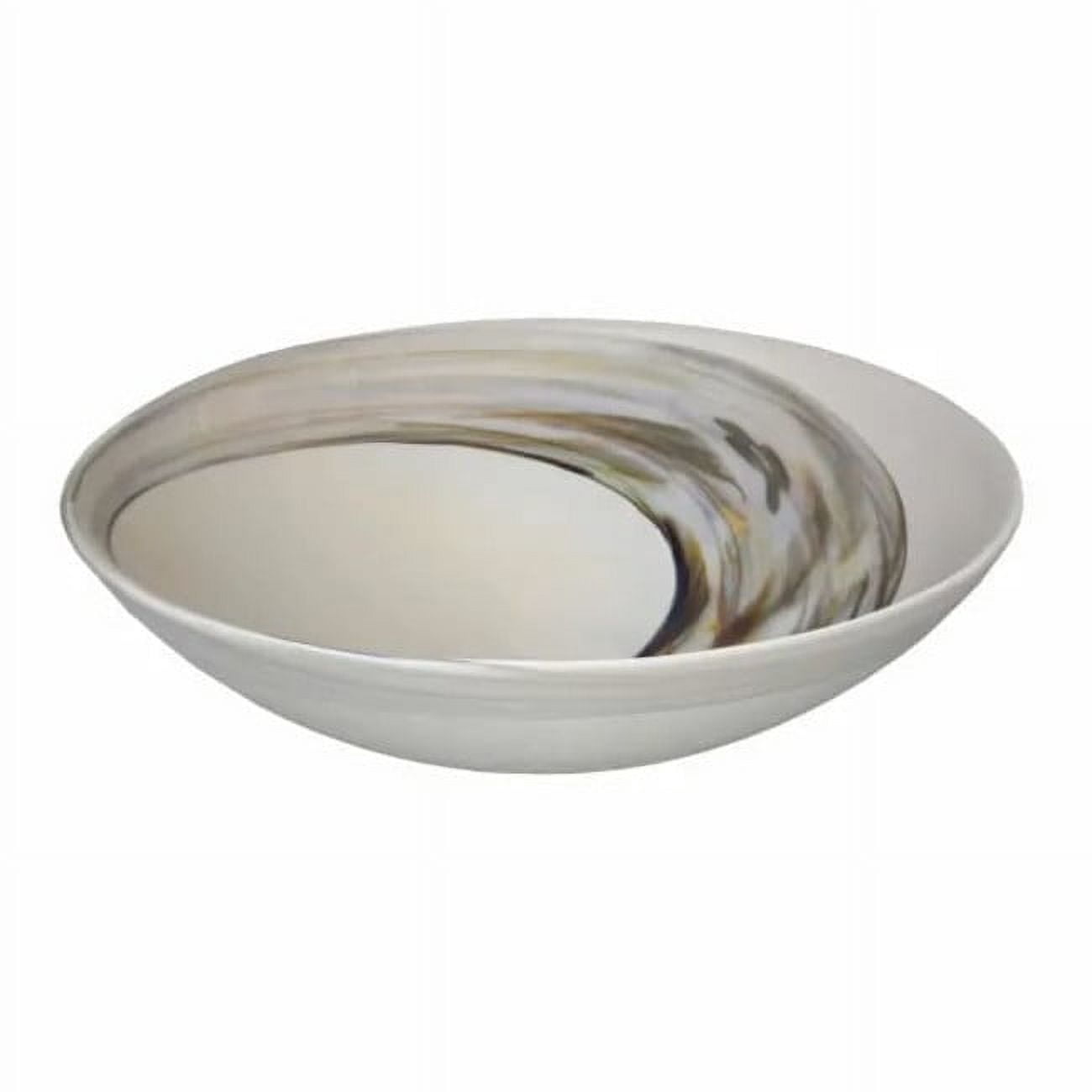 Native Trails Verona Handmade Murano Glass Bathroom Sink - 16.25x16.25x4.5 Bianco 16.25x16.25x4.5