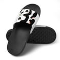 thumbnail image 4 of GZHJMY Stylish Slides for Women Men, Two Happy Sleeping Cartoon Panda Bears Soft Flexible Slip-on Sandals Slippers, 4 of 7