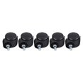 thumbnail image 3 of Office Chair Wheels Set,5PCS Office Chair Wheels Chair Caster Caster Wheel Replacement High Capacity, 3 of 12