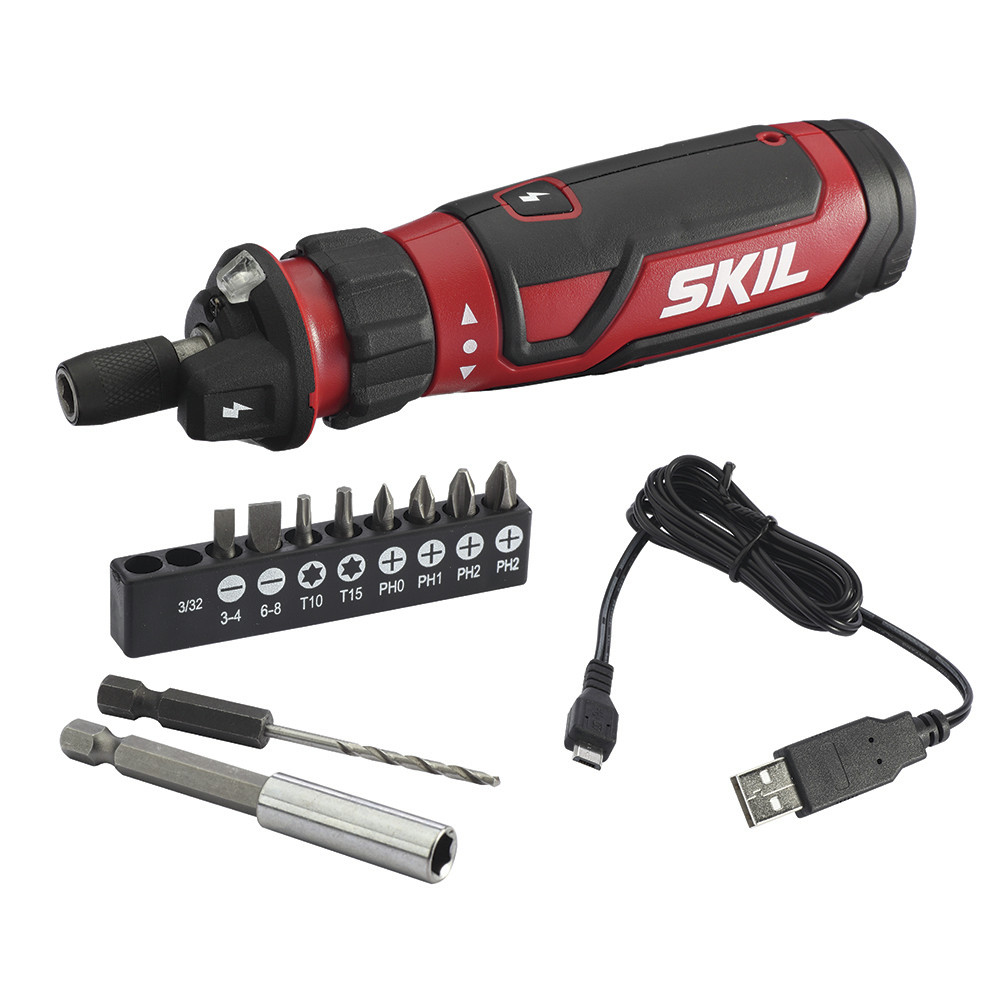 SKIL 4V Rechargeable Screwdriver with Circuit Sensor photo 2