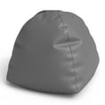 thumbnail image 2 of Jaxx Gumdrop Jr. Kids Bean Bag for Early Childhood & Educational Environments, Premium Vinyl - Charcoal, 2 of 6