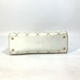 thumbnail image 5 of Pre-Owned Chanel CC Mark bag Vintage Mini Duffle Bag Shoulder Bag Hand Bag White (Good), 5 of 16