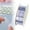 G, variant on Noothes Lace Washi Tape Roll Lace Stickers Border Stickers Decorative Tape for Crafts Glitter Flower Pattern