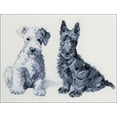 thumbnail image 2 of Cecil Aldin Counted Cross Stitch Kit 9.25"X6.5"-Molly & Evie, 2 of 2
