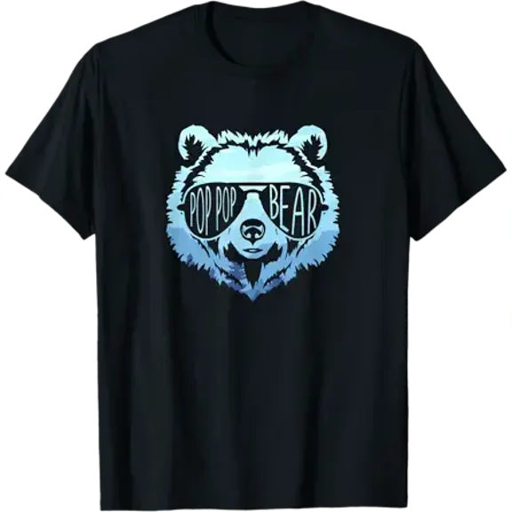 pop pop Bear Vintage Graphic T-Shirt