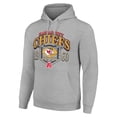 thumbnail image 2 of Men's Starter Heather Gray Kansas City Chiefs 80s Retro Pullover Hoodie, 2 of 3