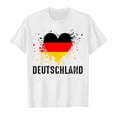 thumbnail image 3 of TZEWGL T-Shirts For Toddler Heart Flag Print Short Sleeve Round Neck Top For Baby size 8-9T, 3 of 4