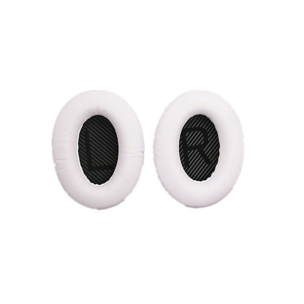 Inteprter Almohadillas para auriculares, almohadillas para los oídos, almohadillas para los oídos montadas en la cabeza, protección para las orejeras de Relojes inteligentes Blanco+Negro