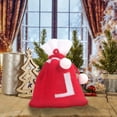 thumbnail image 4 of Lilixerw Christmas Monogram Bag for Gifts,Drawstring Christmas Knitted Gift Bag Christmas Candy Bag for Christmas Ornament Party Supplies(L), 4 of 5