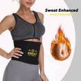 thumbnail image 3 of Waist Trainer for Women & Men Sweat Band Waist Trimmer Tummy Wraps for Weight Loss Neoprene Ab Girdle, 3 of 7