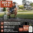 thumbnail image 4 of Liquid Rubber Rock Glue Landscaping Stone and Pea Gravel Stabilizer, Clear Outdoor Binder, Ready to Use, 5 Gallon (250 sq ft Coverage), 4 of 6