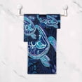 thumbnail image 5 of Coolnut Blue Patterned Sea Turtle 3-Piece Towel Set,Soft Absorbent Quick Dry Bath Towels Sets,1 Bath Towel,1 Hand Towel,1 Washcloth,for Bathing Home Hotel Gym Spa Wash cloth, 5 of 7