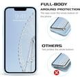 thumbnail image 6 of for iPhone 13 Mini Case Silicone Soft Gel Rubber Cover Shockproof Protective Phone Cases for iPhone 13 Mini 5.4 Inch, Light Blue, 6 of 9