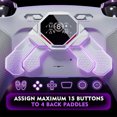 thumbnail image 6 of eXtremeRate SPARK Back Paddles Kit for PS5 Controller BDM-030 040 050 Models,OLED Display + Clicky Trigger Stops + Ergonomic Rubberized Grips Remappable 4 Back Buttons Set - White & Gray, 6 of 10