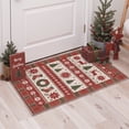 thumbnail image 5 of KUETH 2'x7' Christmas Machine Washable Runner Rug, Non-Slip Rugs for Kitchen, Hallway, Corridor and Entryway, Beige, 5 of 7