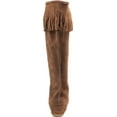 thumbnail image 3 of Minnetonka Women's Front Lace Knee High Boots ,Dusty Brown,4 M US, 3 of 5
