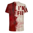 thumbnail image 2 of Camisetas de Manga Larga para Hombres Imprimir Casual Cuello Redondo Camiseta de Manga Corta, Camisetas de Manga Larga para Hombres Algodón, 2 of 5