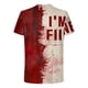 thumbnail image 5 of Camisetas de Manga Larga para Hombres Imprimir Casual Cuello Redondo Camiseta de Manga Corta, Camisetas de Manga Larga para Hombres Algodón, 5 of 5