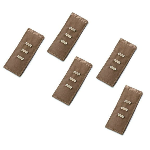 Pant Waistband Hook Extender (5-Pack, Khaki) from More of Me to Love