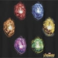 thumbnail image 2 of Boy's Marvel Avengers: Infinity War Infinity Stones Heroes  Graphic Tee Black X Large, 2 of 5