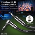 thumbnail image 2 of Cable para Instrumento GEARit 7.5 m 1/4" Macho a Macho, 2 of 7