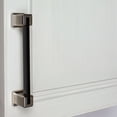 thumbnail image 4 of 5 in. Modern Flat Embossed Matte Black Cabinet Pull, 4 of 6