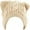 Beige, variant on Women's Acrylic Cat Ears Knit Black Beanie Hat