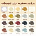 thumbnail image 5 of CCOCC 20 Colors Wood Filler Sticks,Wood Repair Wax Crayons,Furniture Scratch Wax Stick Pen for Repairing Scratches,Scuffs,Cracks,and Holes on Wooden Floor,Cabinet,Laminate,Hardwood, 5 of 6