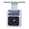 thumbnail image 2 of Electronic Time Recorder Employee Time Recording Attendance Machine Time Clock Recorder Attendance Time Card For Time Recorder ,Reliable Data Protection, 2 of 7