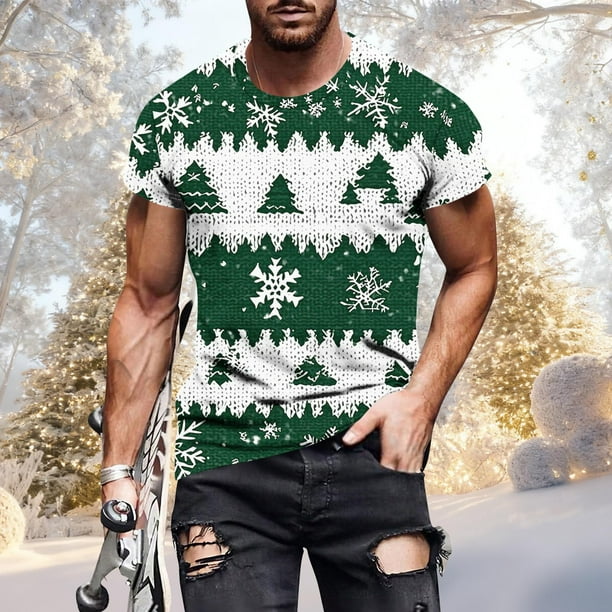 Tops para hombre, blusas y camisas de manga corta con cuello redondo para hombre, jersey informal con cuello redondo estampado para hombre, pantalones cortos deportivos para fitness, blusa de poliéste