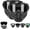 Gray, variant on Detachable Full Face Protective Goggle Mask, Anti-Fog Breathable Protective Shield, Universal Tactical Eyewear for Airsoft Paintball Ski Outdoor Riding