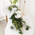 thumbnail image 3 of OUSITAID Spring Wreath Door Decoration Mirror Front Chair Back Flower Wedding Arch Flower Magnolia Flower, 3 of 16
