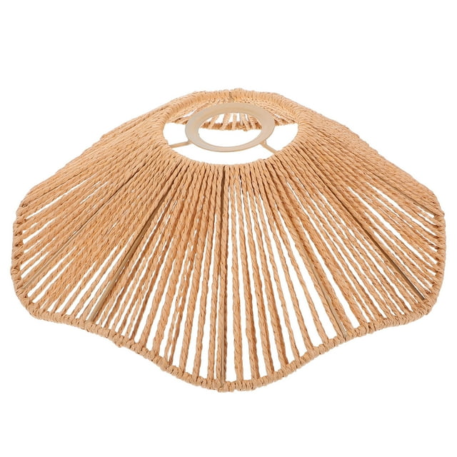 Shisuyan Simple Lampshade Decor For Living Room Light Fixture Handwoven Replacement Lamp Shade Creative Light Cover For Office Or Hotel