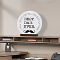 thumbnail image 4 of LifeSong Milestones Round Sign with Base Fathers Day Gifts Ideas for Dad, 4 of 7
