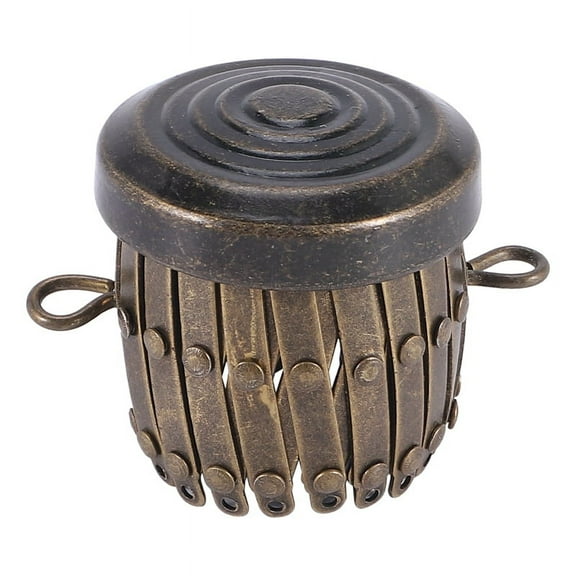 Round Bags Hardware Purse Frame Parts Pen Bag Clutch Frame Clasp Coin Cylinder Purse Accessories( Bronze iron